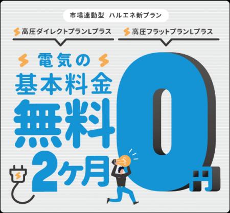 【株式会社ハルエネ】高圧サービス新プラン「高圧ダイ