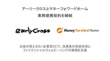アーリークロス、マネーフォワードホームと業務提携契
