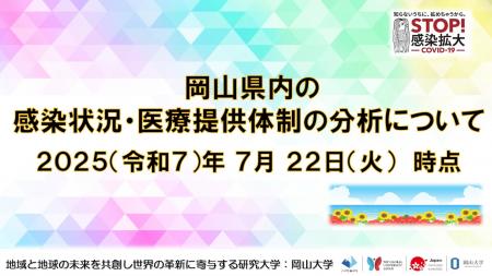 【岡山大学】岡山県内の感染状況・医療提供体制の分析