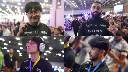 プロeスポーツチーム「REJECT」格闘ゲーム部門の4選手