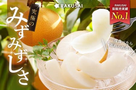《猛暑に嬉しい！RAKUSAI梨ランキング売上No.1》千葉