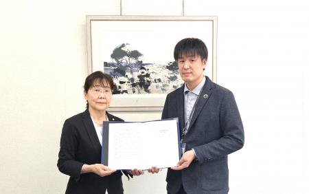 福岡県小竹町教育委員会と「プラスチックごみ削減の推