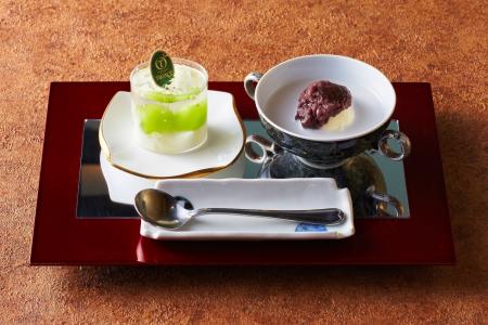 梅田なだ万茶寮にて新宿高野オリジナルデザートをご提