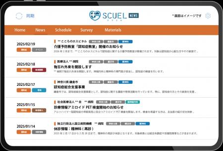 医療機関・自治体の「お知らせ」を毎日収集し、MR活動