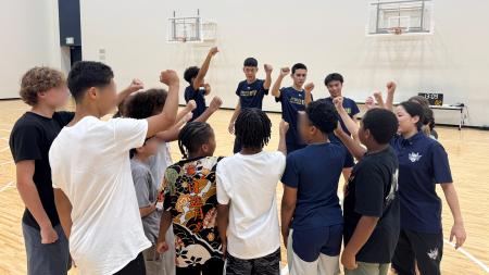 沖縄サントリーアリーナ見学・バスケ交流会実施のご報