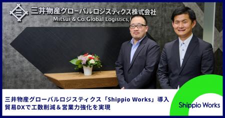 三井物産グローバルロジスティクスが「Shippio Works