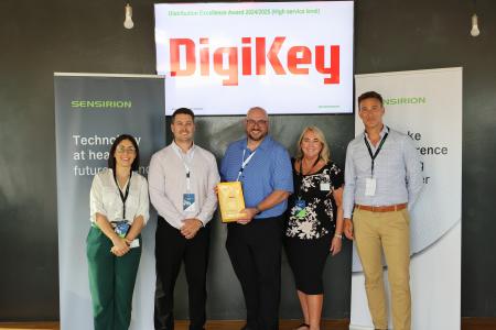 DigiKey、Sensirionの優秀グローバルディストリビュー