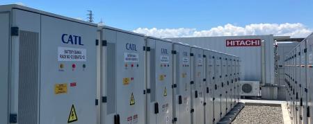 日立製作所の系統用蓄電システムを活用した松山蓄電所