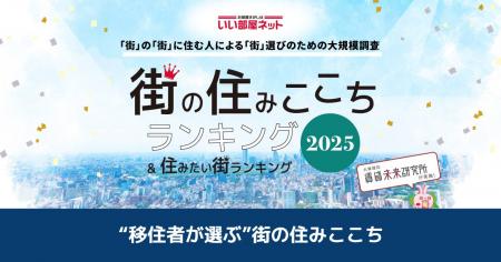 いい部屋ネット　“移住者が選ぶ”街の住みここちランキ