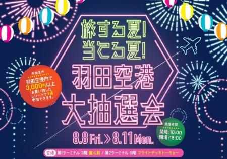 羽田空港大抽選会を開催！旅行券や人気家電など豪華賞