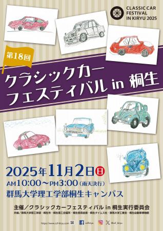 「第18回クラシックカーフェスティバル in 桐生」参加