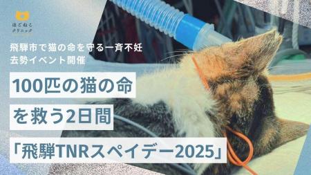 100匹の猫の命を救う2日間 「飛騨TNRスペイデー2025」