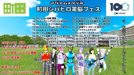 町田シバヒロ開園10周年企画リアル×バーチャルイベン