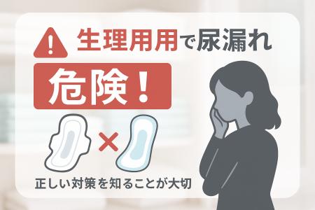 「生理用品で尿漏れ対策」は危険！