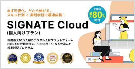 個人向けDX教育サービス「SIGNATE Cloud」 クレジット