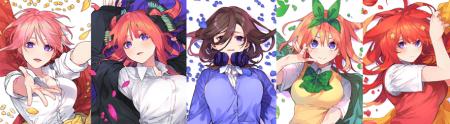 「五等分の花嫁 カードゲーム」より「スリーブ&カード
