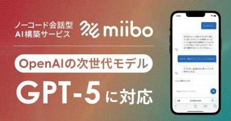 miiboがOpenAI社の最新モデルに対応！GPT-5をカスタム