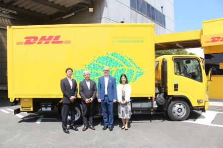 DHLサプライチェーン、日本で水素トラックの実証走行