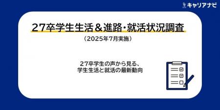 「27卒学生生活＆進路・就活状況調査(2025年7月実施)
