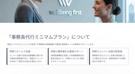 全国の院長の声にお応えし 「事務長代行ミニマムプラ