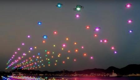 ドローンスクール下関、第34回柳井金魚ちょうちん祭り