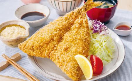 約20cmのビッグサイズ！「真アジの大判アジフライ」３