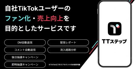 【TikTok】自動返信・抽選キャンペーンツール「TTステ