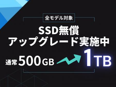 【ご好評につき】MDL.make、SSD無償アップグレードキ