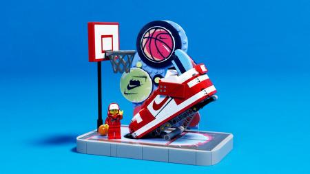 「レゴ(R) Nike Slam Dunk」「レゴ(R) Nike Dunk Tric