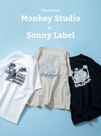Monkey Studio × Sonny Label コラボTシャツが発売！