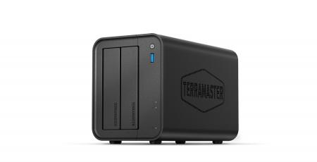 TERRAMASTER、Intel x86搭載F2-425 2ベイNASを新発表