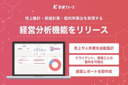 警備事業者向けオールインワンSaaS「警備フォース」、
