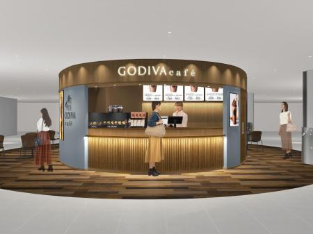 ゴディバカフェ初の『スタンドタイプ』店舗を成田国際