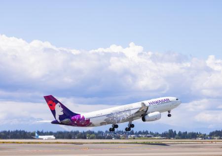 ハワイアン航空、需要の高い国際線およびハワイ州とア
