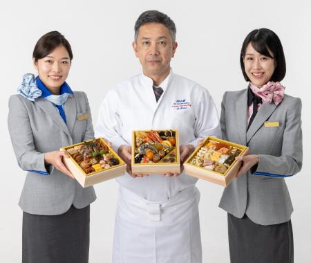 定番の豪華和食に加え、ANA初の”海鮮おせち”が登場！