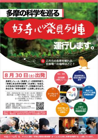 【明星大学】科学の魅力を乗せて走る特別列車「utf-8