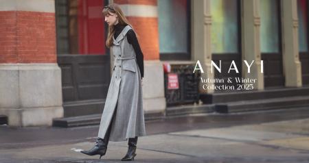 【ANAYI】2025秋冬コレクションがスタート＆WEBカタロ
