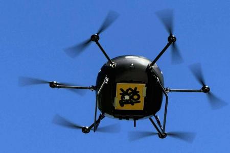 モンゴル初のドローンによるフードデリバリーに成功