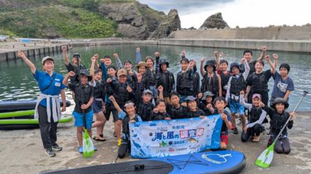 風と海の繋がりや環境の変化から学び・体験し、海の未