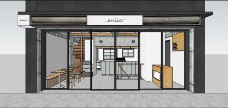 河口湖駅前におしゃれな隠れ家カフェ「enico. cafe&ba