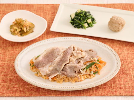 牛出汁がしみこんだ韓国風スープごはん「牛肉のutf-8 牛出汁がしみこんだ韓国風スープごはん「牛肉のutf-8