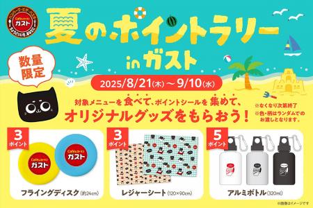 「夏のポイントラリーinガスト」開催！～ポイントシー