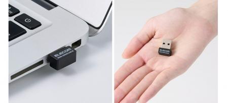 装着したまま使える超小型設計！Wi-Fi 6 対応の無線LA