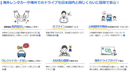 QEEQ、日本人ユーザーに特化した海外レンタカー予約サ