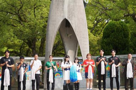 STU48 広島市 平和文化アンバサダー　平和の想いを折