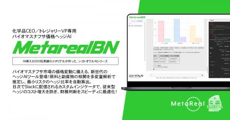 【メタリアル・グループ】バイオマスナフサ価格ヘッジ