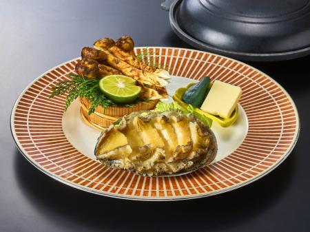 【しゃぶしゃぶ・日本料理　木曽路】「松茸とあわび」