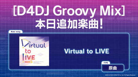スマートフォン向けリズムゲーム「D4DJ Groovy Mix」