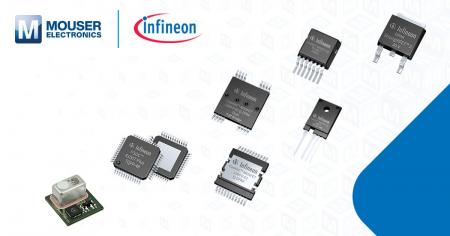 マウザー、Infineon Technologiesの新商品を追加しラ