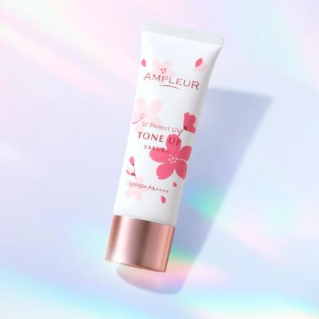 「AMPLEUR」からサクラピンクのトーンアップUVがBIGサ